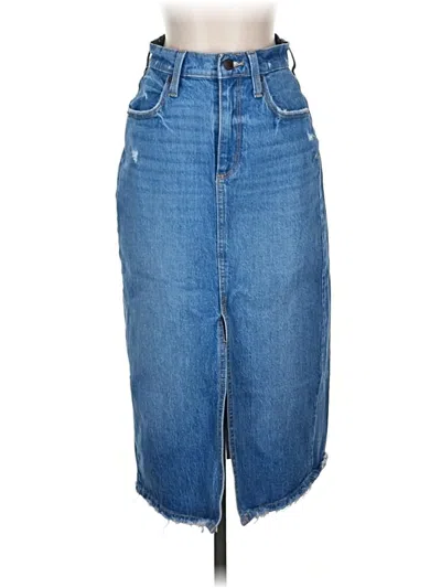 Pre-owned Universal Thread Denim Skirt In Blue