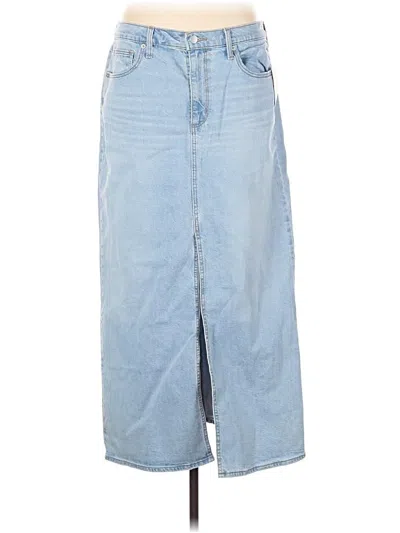 Universal Thread Denim Skirt In Blue