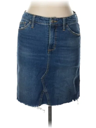 Pre-owned Universal Thread Denim Skirt In Blue