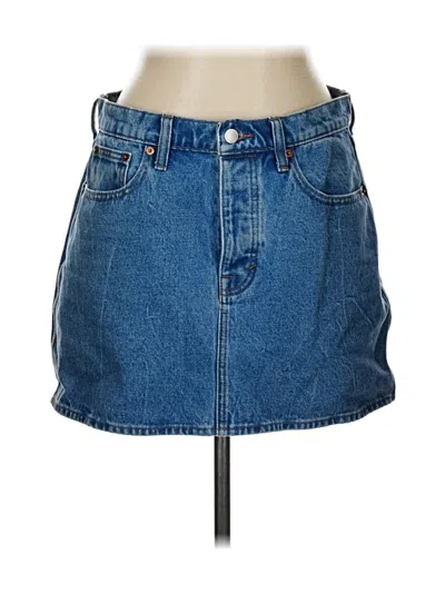 Pre-owned Universal Thread Denim Skirt In Blue