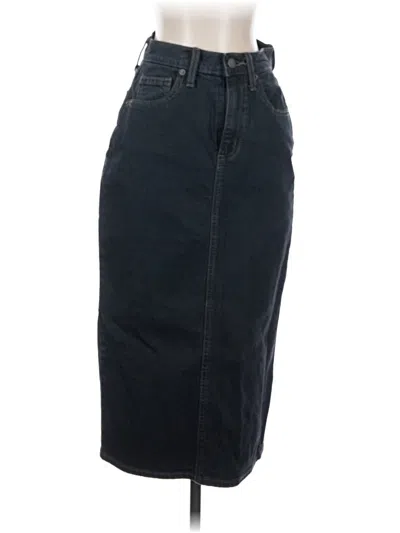 Pre-owned Universal Thread Denim Skirt In Blue