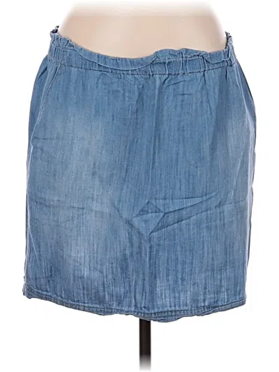 Pre-owned Universal Thread Denim Skirt In Blue