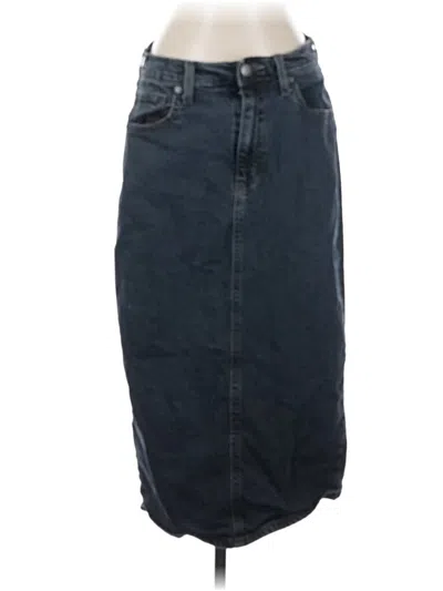 Pre-owned Universal Thread Denim Skirt In Blue