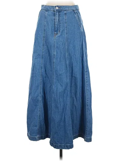 Pre-owned Universal Thread Denim Skirt In Blue