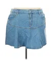 Universal Thread Denim Skirt In Blue