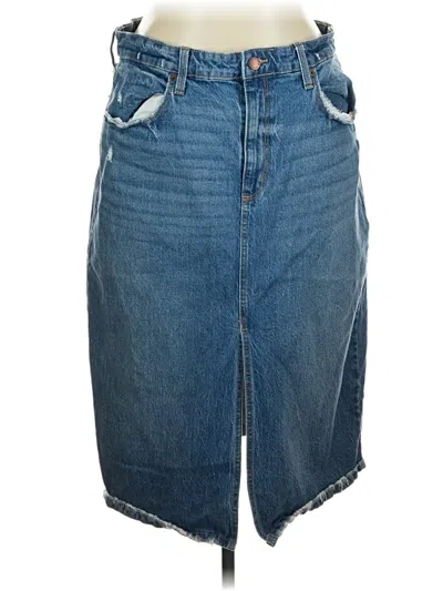 Pre-owned Universal Thread Denim Skirt In Blue