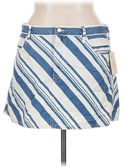 Universal Thread Denim Skirt In Blue
