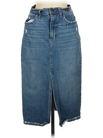 Pre-owned Universal Thread Denim Skirt In Blue