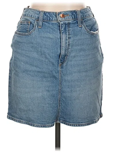 Pre-owned Universal Thread Denim Skirt In Blue