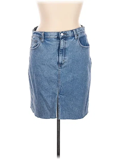 Pre-owned Universal Thread Denim Skirt In Blue