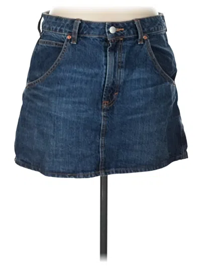 Pre-owned Universal Thread Denim Skirt In Blue