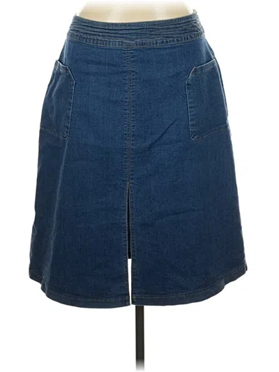 Pre-owned Universal Thread Denim Skirt In Blue