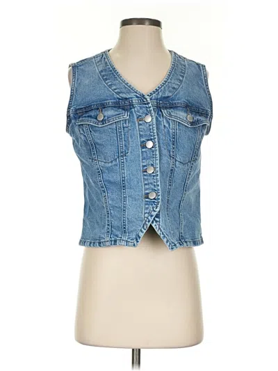 Pre-owned Universal Thread Denim Vest In Blue