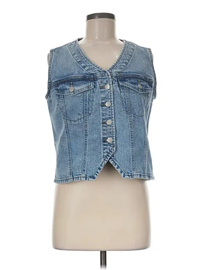 Pre-owned Universal Thread Denim Vest In Blue
