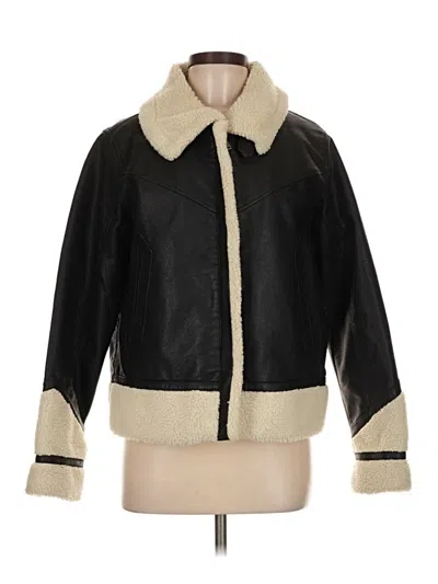 Pre-owned Universal Thread Faux Fur Jacket In Black