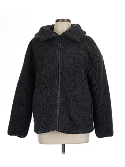Pre-owned Universal Thread Faux Fur Jacket In Black