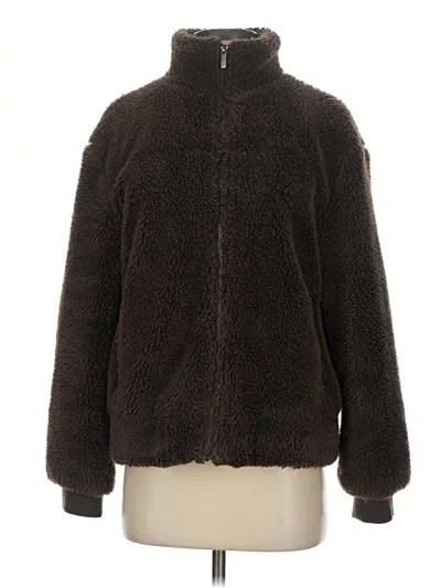 Pre-owned Universal Thread Faux Fur Jacket In Brown