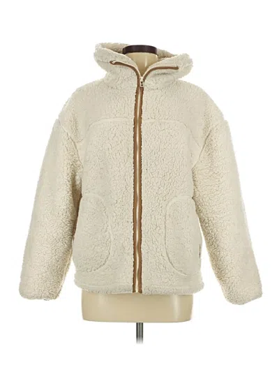 Pre-owned Universal Thread Faux Fur Jacket In Ivory