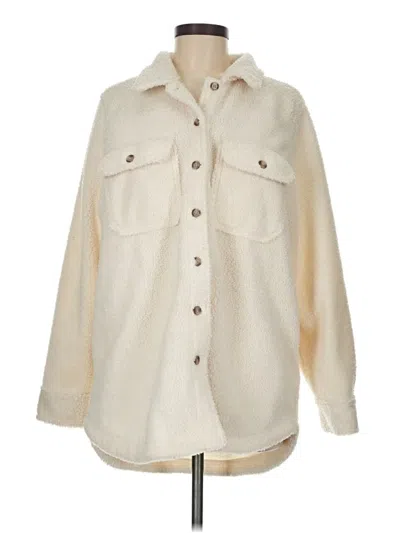 Pre-owned Universal Thread Faux Fur Jacket In White