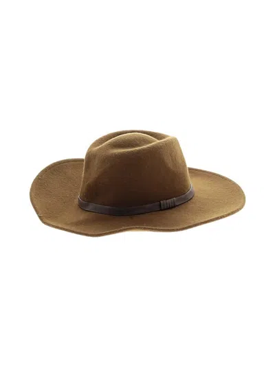 Pre-owned Universal Thread Fedora In Brown