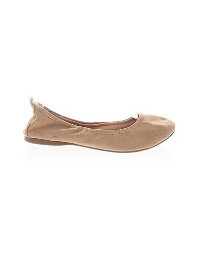 Pre-owned Universal Thread Flats In Tan