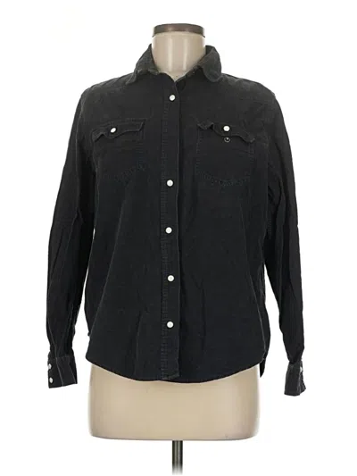 Pre-owned Universal Thread Fleece Jacket In Black
