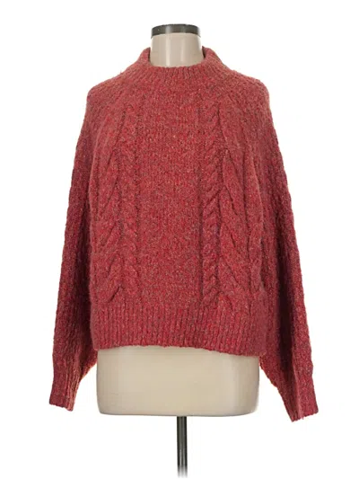 Pre-owned Universal Thread Fleece Jacket In Red