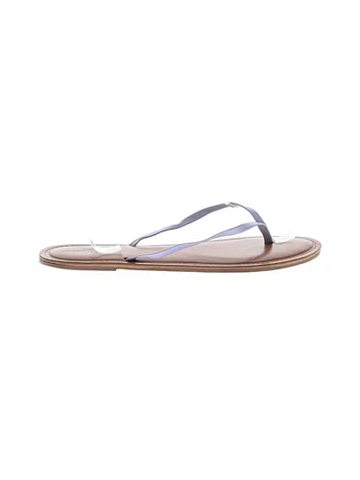Pre-owned Universal Thread Flip Flops In Purple