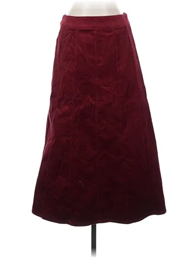 Universal Thread Formal Skirt In Burgundy