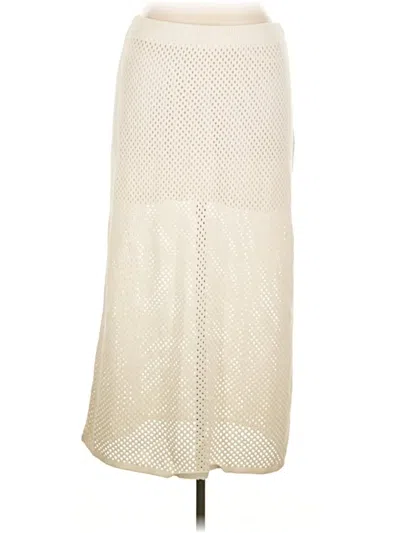 Pre-owned Universal Thread Formal Skirt In Ivory
