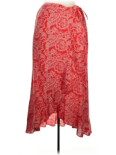 Pre-owned Universal Thread Formal Skirt In Red
