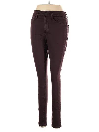 Pre-owned Universal Thread Jeans In Burgundy