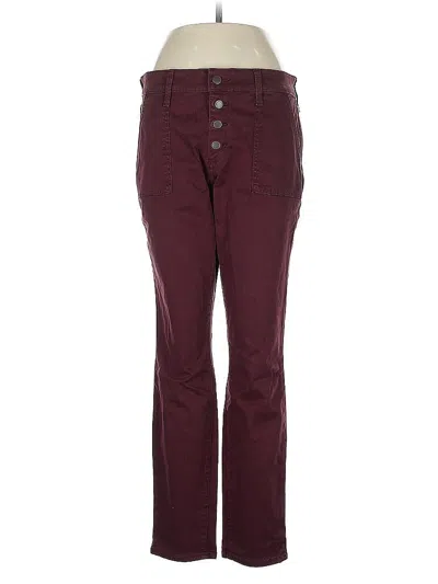 Pre-owned Universal Thread Jeans In Burgundy