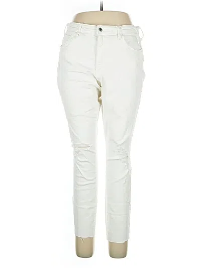 Pre-owned Universal Thread Jeans In Ivory