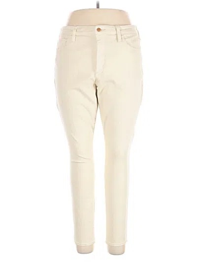 Pre-owned Universal Thread Jeans In Ivory