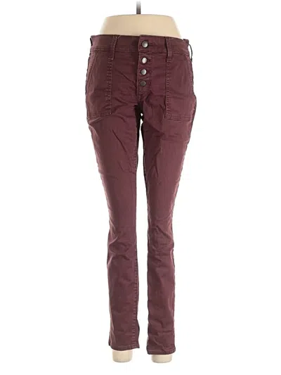 Pre-owned Universal Thread Jeggings In Burgundy