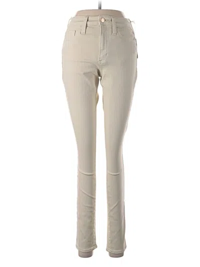 Pre-owned Universal Thread Jeggings In Ivory