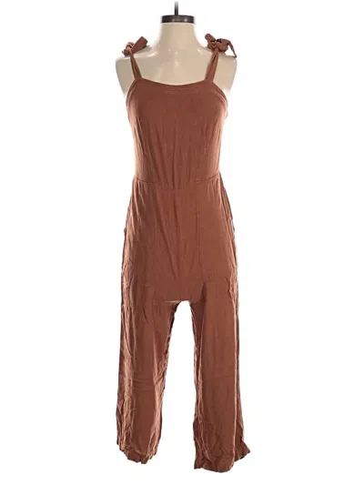 Pre-owned Universal Thread Jumpsuit In Brown