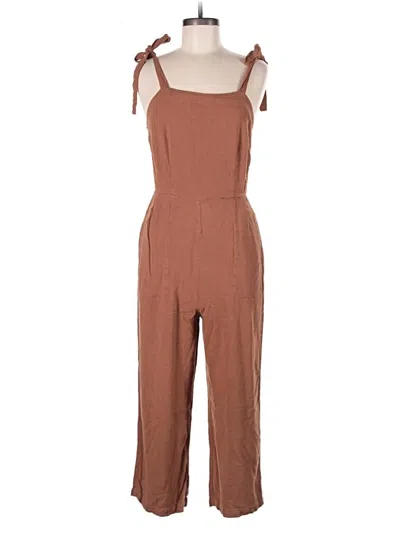 Pre-owned Universal Thread Jumpsuit In Brown