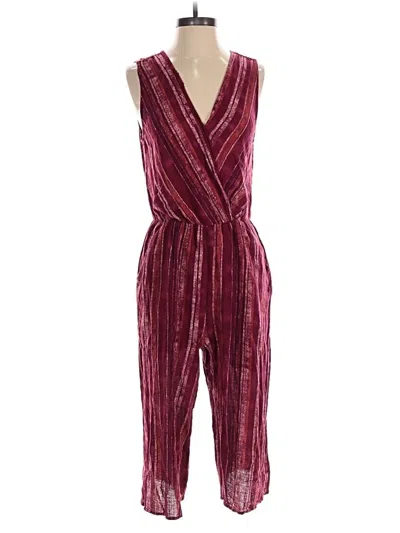 Pre-owned Universal Thread Jumpsuit In Burgundy