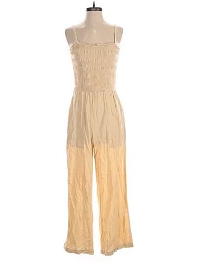 Pre-owned Universal Thread Jumpsuit In Ivory