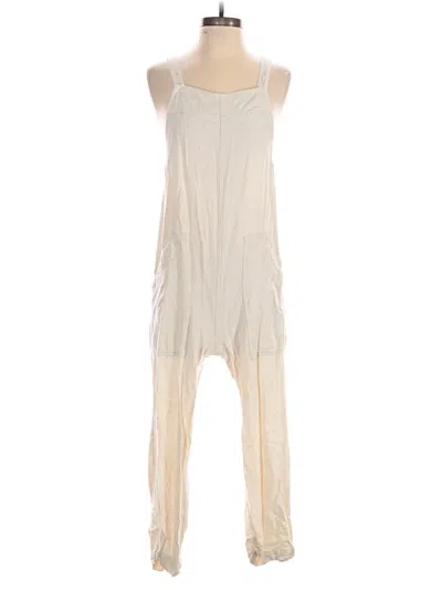 Pre-owned Universal Thread Jumpsuit In Ivory