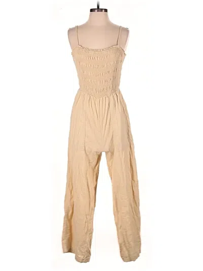 Pre-owned Universal Thread Jumpsuit In Tan