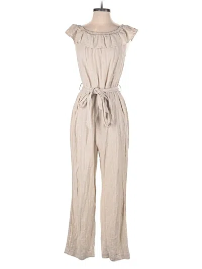 Pre-owned Universal Thread Jumpsuit In Tan
