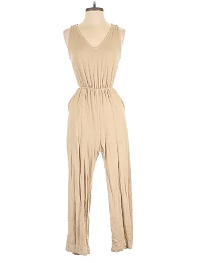 Pre-owned Universal Thread Jumpsuit In Tan