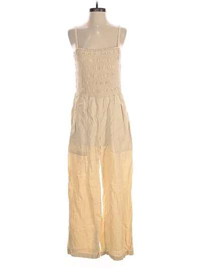Pre-owned Universal Thread Jumpsuit In Tan