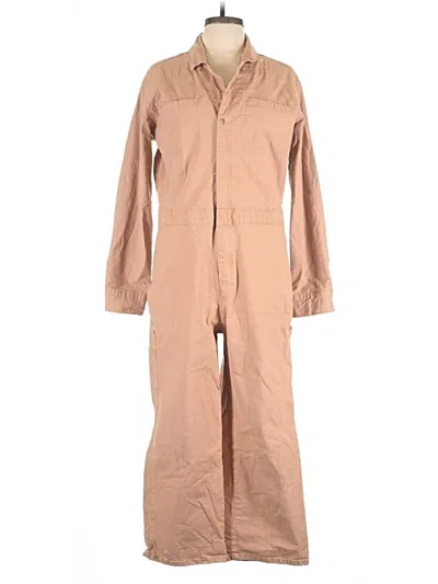 Pre-owned Universal Thread Jumpsuit In Tan