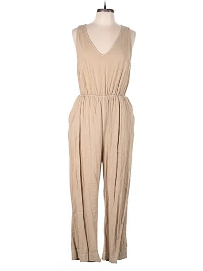 Pre-owned Universal Thread Jumpsuit In Tan