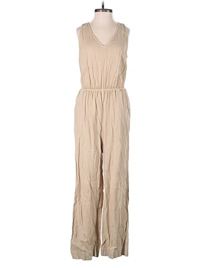 Pre-owned Universal Thread Jumpsuit In Tan
