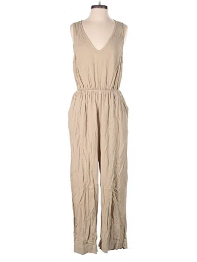 Pre-owned Universal Thread Jumpsuit In Tan